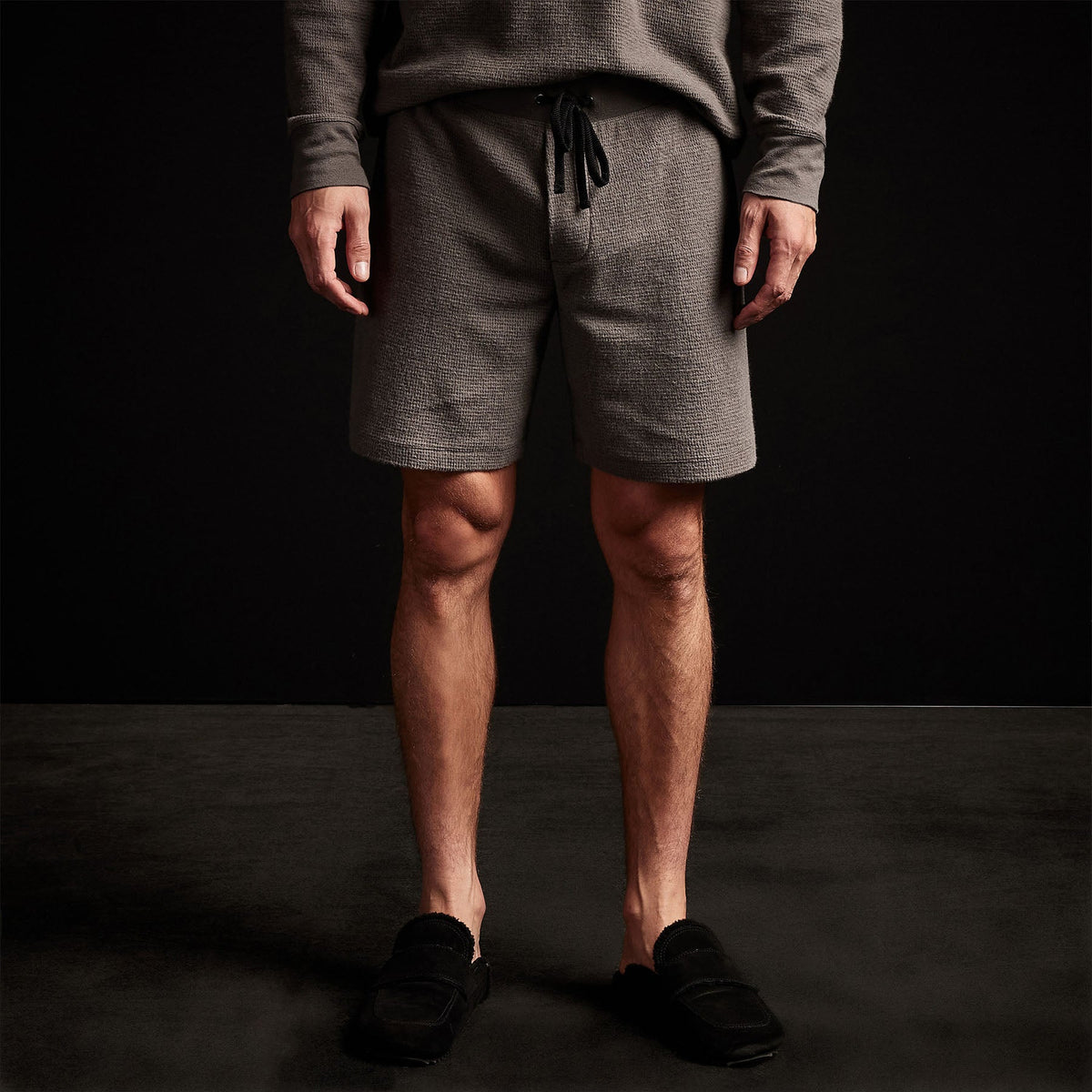 Alpine Thermal Short in Raccoon Grey | James Perse Los Angeles 