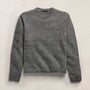 Marled Cashmere Linen Crew in Heather Grey | James Perse Los Angeles