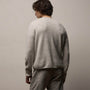 Marled Cashmere Linen Crew in Pearl | James Perse Los Angeles