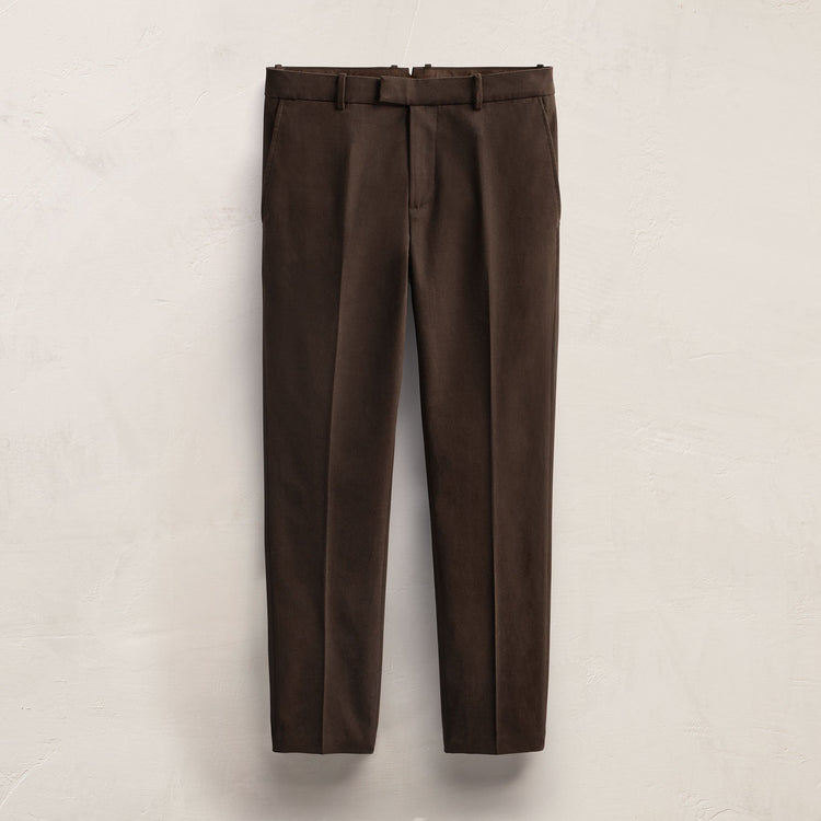 Cashmere Touch Twill Trouser in Porcupine | James Perse Los Angeles FLAT
