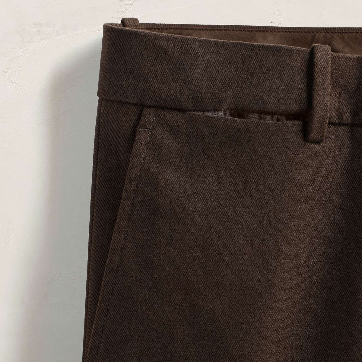 Cashmere Touch Twill Trouser in Porcupine | James Perse Los Angeles FLAT