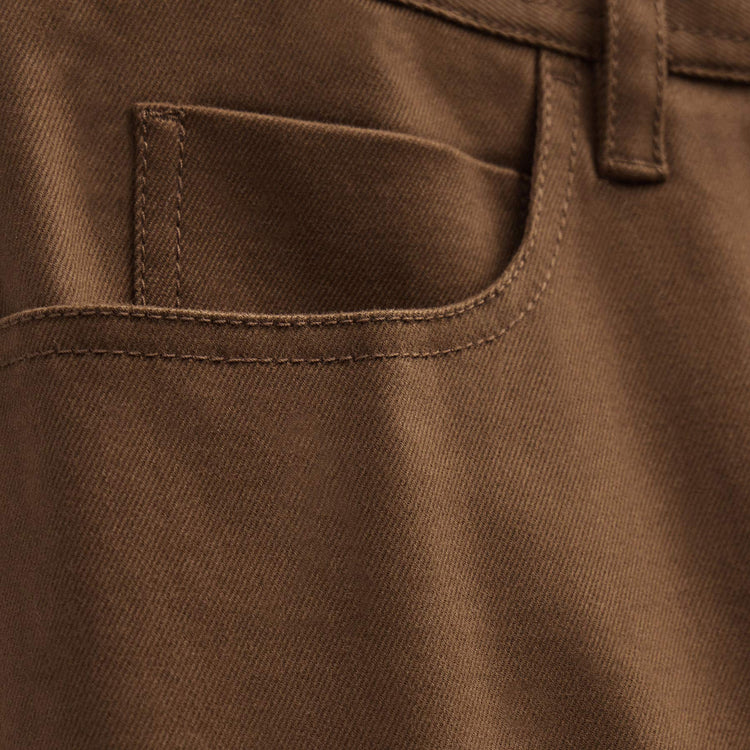 Cashmere Touch 5 Pocket Pant in Gingerbread | James Perse Los Angeles FLAT