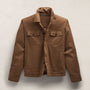 Cashmere Touch Cotton Trucker Jacket in Gingerbread | James Perse Los Angeles FLAT