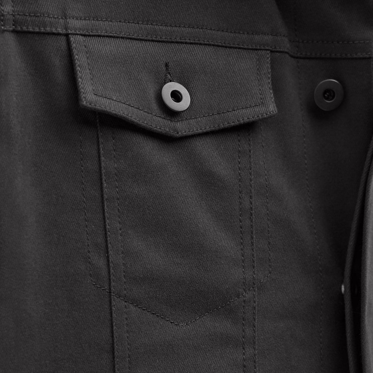 Cashmere Touch Cotton Trucker Jacket in Magma | James Perse Los Angeles FLAT