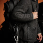 Cotton Wool Blend Chunky Hoodie in Charcoal | James Perse Los Angeles 