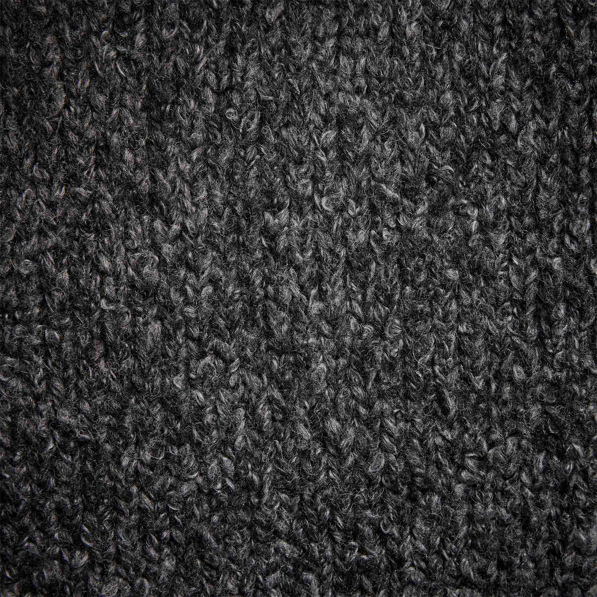 Cotton Wool Blend Chunky Hoodie in Charcoal | James Perse Los Angeles 
