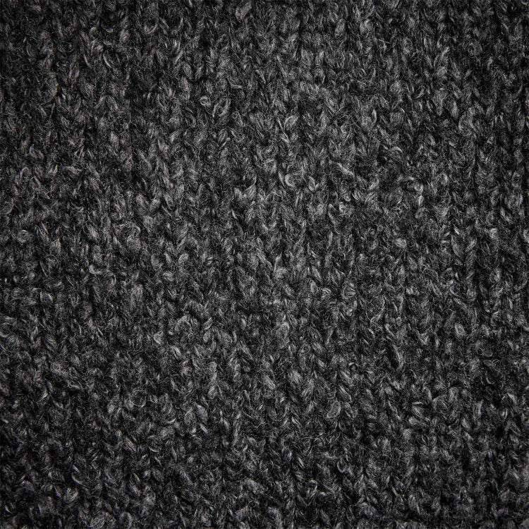 Cotton Wool Blend Chunky Hoodie in Charcoal | James Perse Los Angeles 
