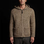Cotton Wool Blend Chunky Hoodie in Caper | James Perse Los Angeles 