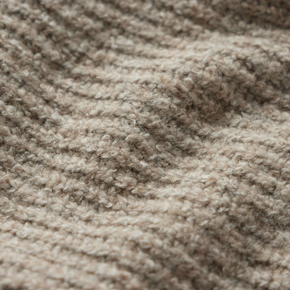 Cotton Wool Blend Chunky Raglan  in Stone | James Perse Los Angeles