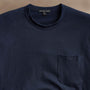 Cotton Linen Pocket Tee in Navy | James Perse Los Angeles