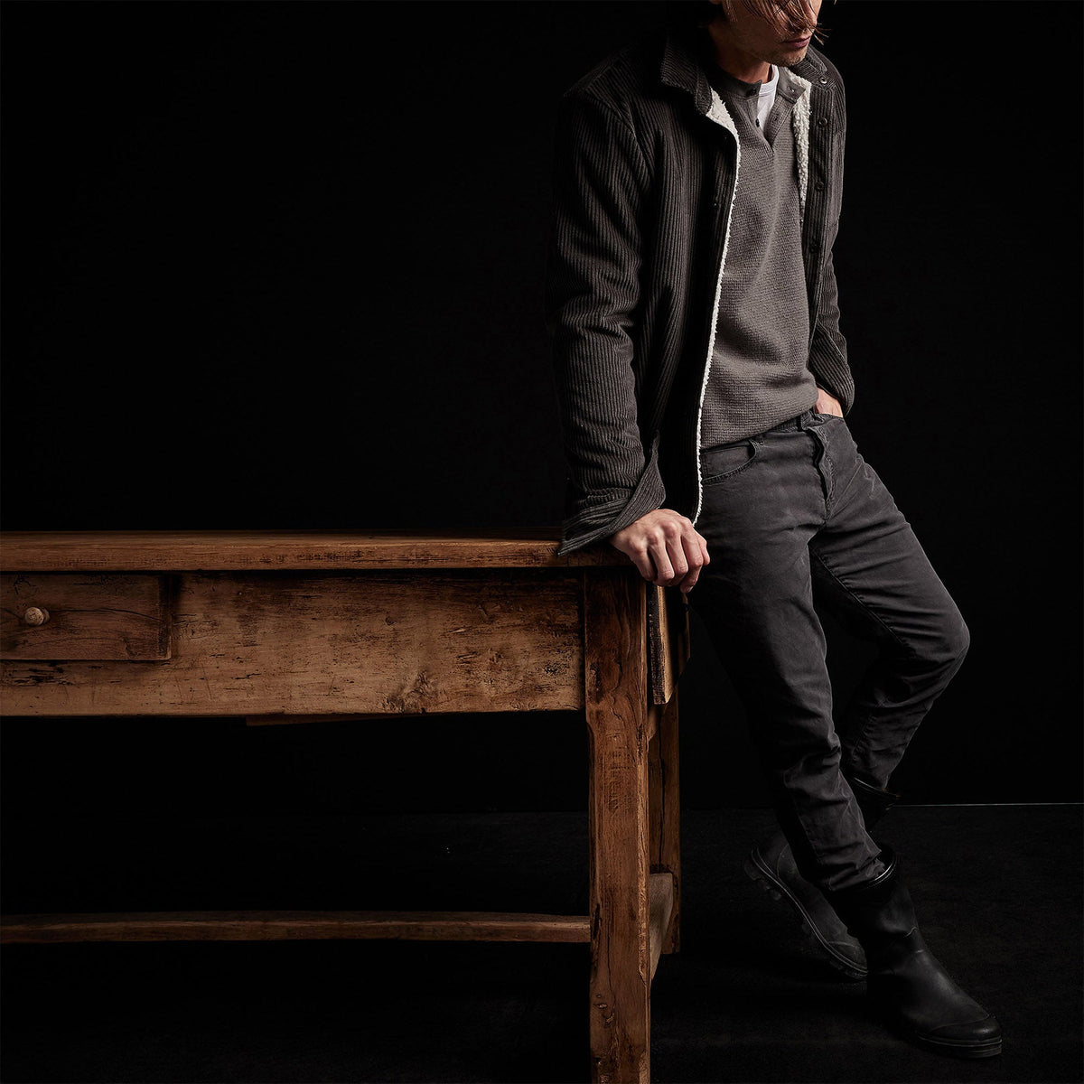 Ranch Cotton Jean in Magma Pigment | James Perse Los Angeles 