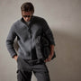 Dbl Bed Zip Cardigan in Flint | James Perse Los Angeles