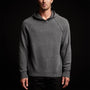 Cashmere Hooded Raglan in Flint | James Perse Los Angeles