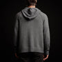 Cashmere Hooded Raglan in Flint | James Perse Los Angeles