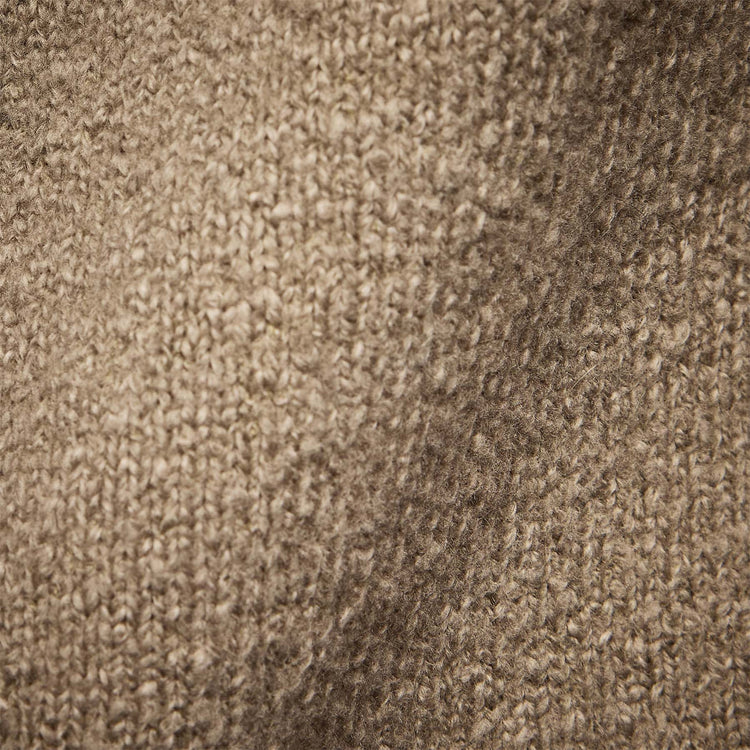 Cashmere Hooded Raglan in Khaki | James Perse Los Angeles