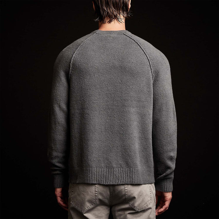 Cashmere Raglan Sweater in Flint | James Perse Los Angeles