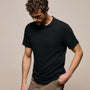 Cotton Cashmere Short Sleeve Tee in Black | James Perse Los Angeles