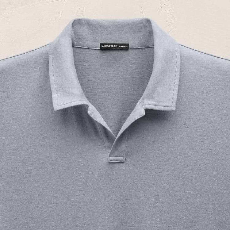 Cotton Cashmere Open Polo in Ore | James Perse Los Angeles