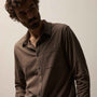 Clean Finish Jersey Shirt in Caribou | James Perse Los Angeles
