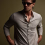 Clean Finish Jersey Shirt  in Dapple | James Perse Los Angeles