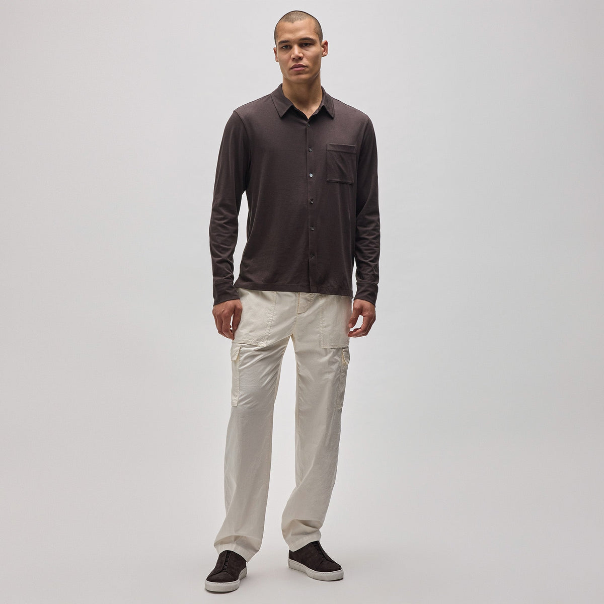 Clean Finish Jersey Shirt in Kona | James Perse in Los Angeles