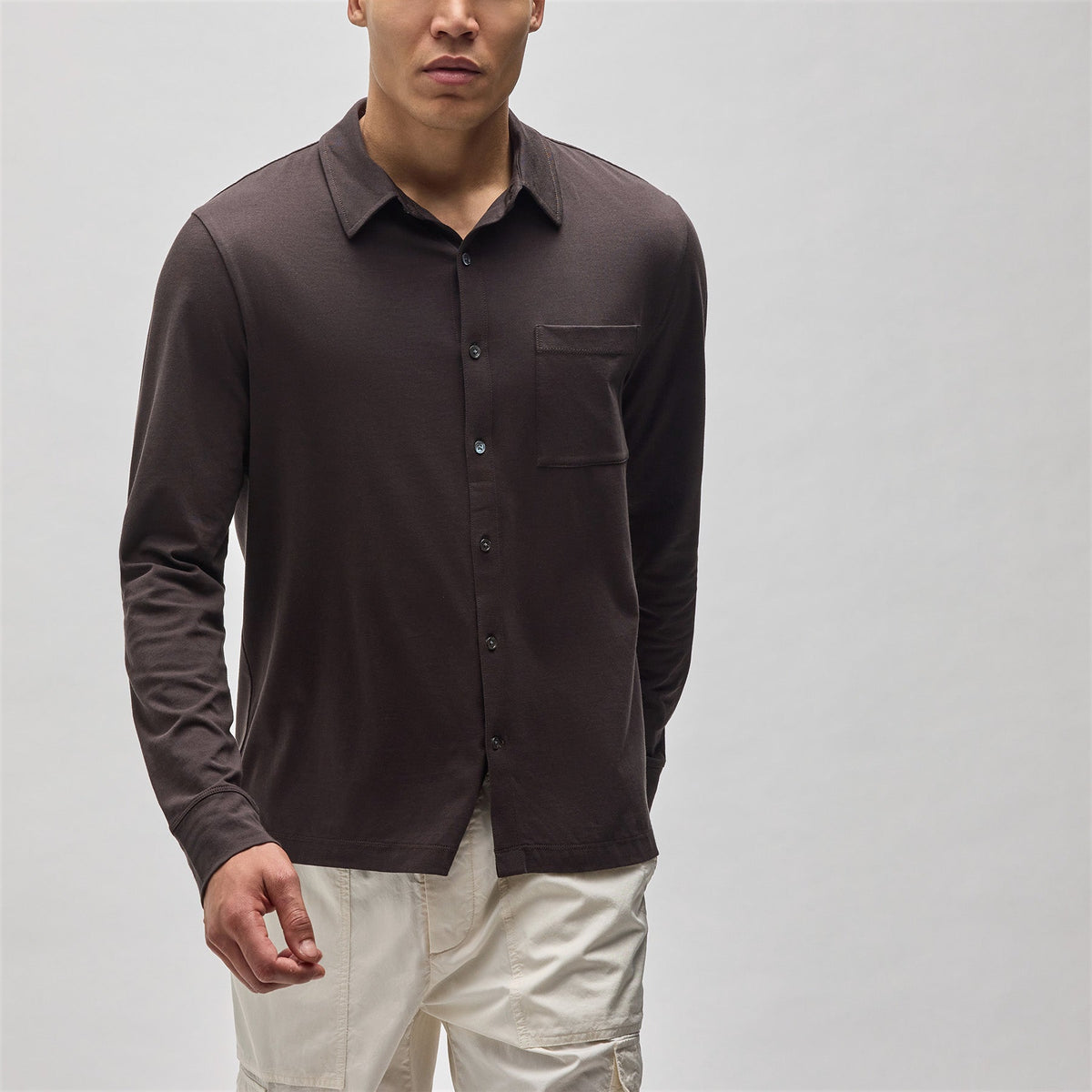 Clean Finish Jersey Shirt in Kona | James Perse in Los Angeles
