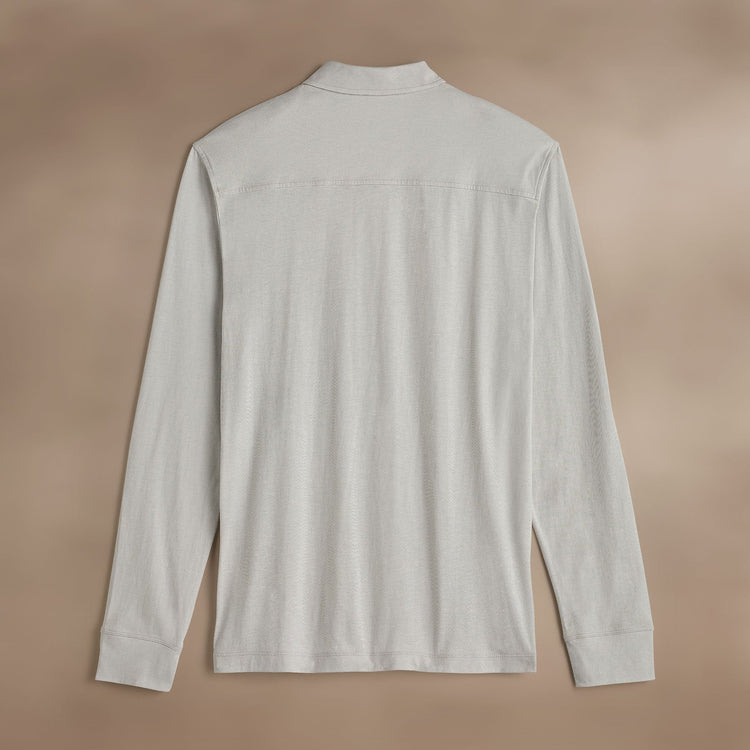 Clean Finish Jersey Shirt in Light Mist | James Perse Los Angeles