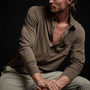 Knit Jersey Shirt in Old Whiskey | James Perse Los Angeles
