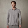Knit Jersey Shirt in Silver Grey | James Perse Los Angeles