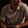 Clean Finish Jersey Polo in Dapple | James Perse Los Angeles