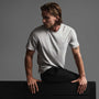 Clean Finish Jersey Short Sleeve Crew in Fog | James Perse Los Angeles