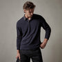 Clean Finish Jersey Contrast Polo in French Navy/Magma | James Perse Los Angeles
