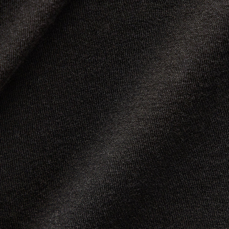 Clean Finish Jersey Half Zip in Black | James Perse Los Angeles