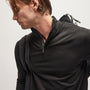 Clean Finish Jersey Half Zip in Black | James Perse Los Angeles