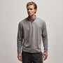 Clean Finish Jersey Half Zip in Silver Grey | James Perse Los Angeles