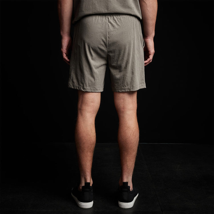 Clean Finish Jersey Short in River Rock | James Perse Los Angeles