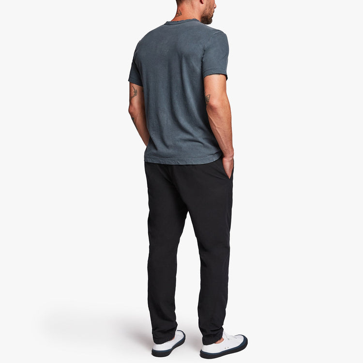 Twisted Seam Poplin Pant In Black | James Perse Los Angeles