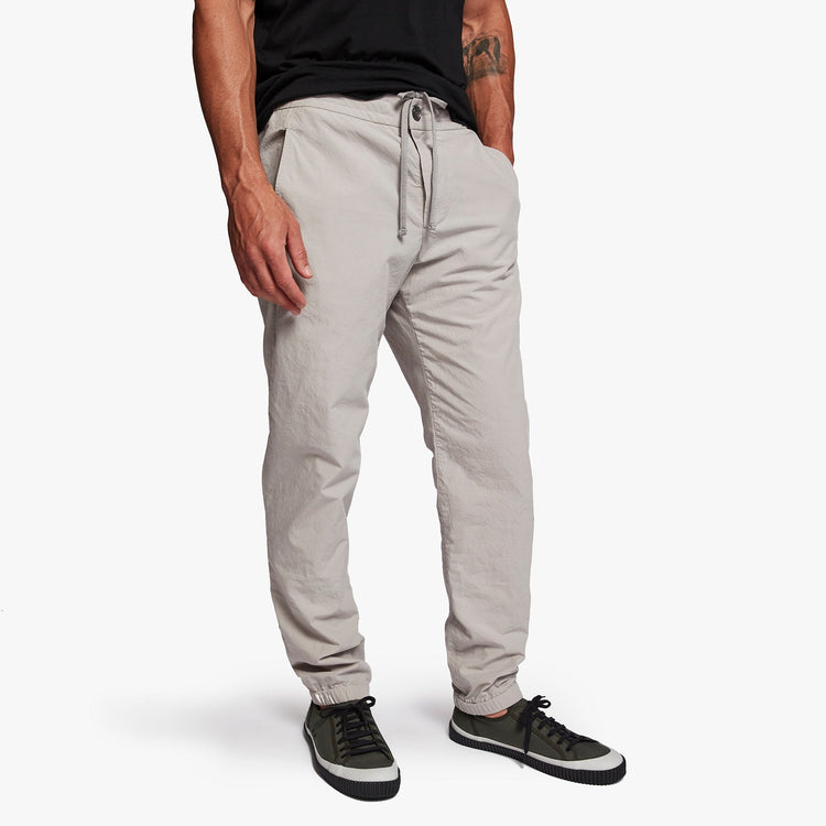 Twisted Seam Poplin Pant In Grey Cloud | James Perse Los Angeles