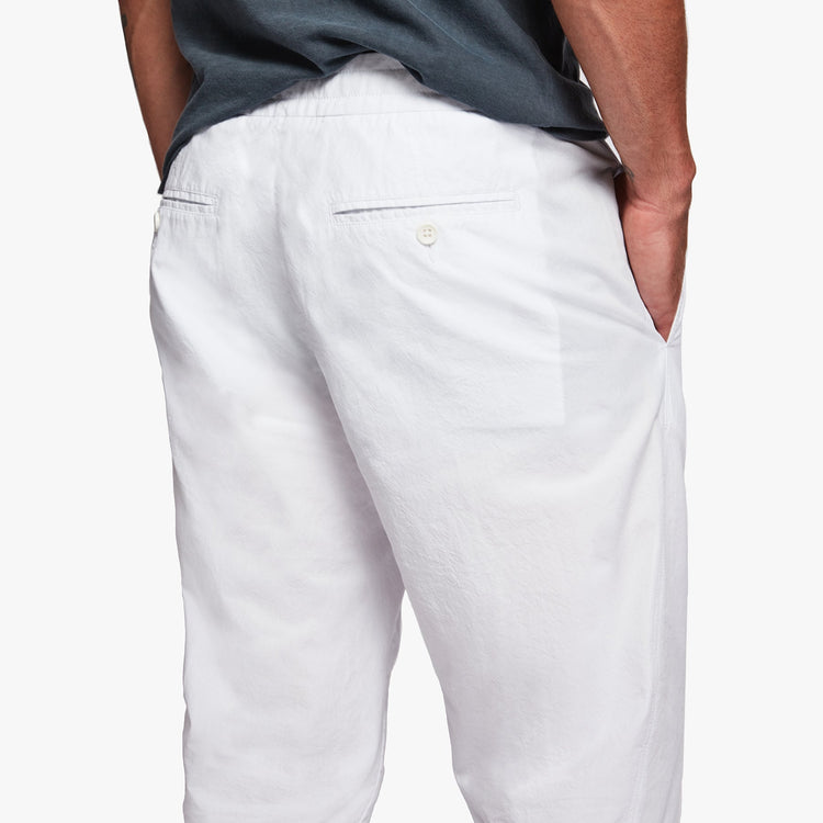 Twisted Seam Poplin Pant In White | James Perse Los Angeles