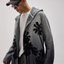 Ombrè Palms Unisex Cashmere Sweater in Black/Grey | James Perse Los Angeles