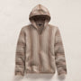 Mens Poncho in Natural Stripe | James Perse Los Angeles FLAT