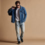 Sherpa Lined Denim Shrt Jacket in Indigo | James Perse Los Angeles