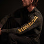 Camo Heavy Jersey Raglan Pullover - Black Forest Camo | James Perse Los Angeles