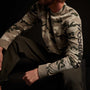 Camo Heavy Jersey Raglan Pullover - Dune Camo | James Perse Los Angeles
