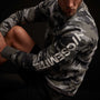 Camo Heavy Jersey Raglan Pullover - Rain Camo | James Perse Los Angeles