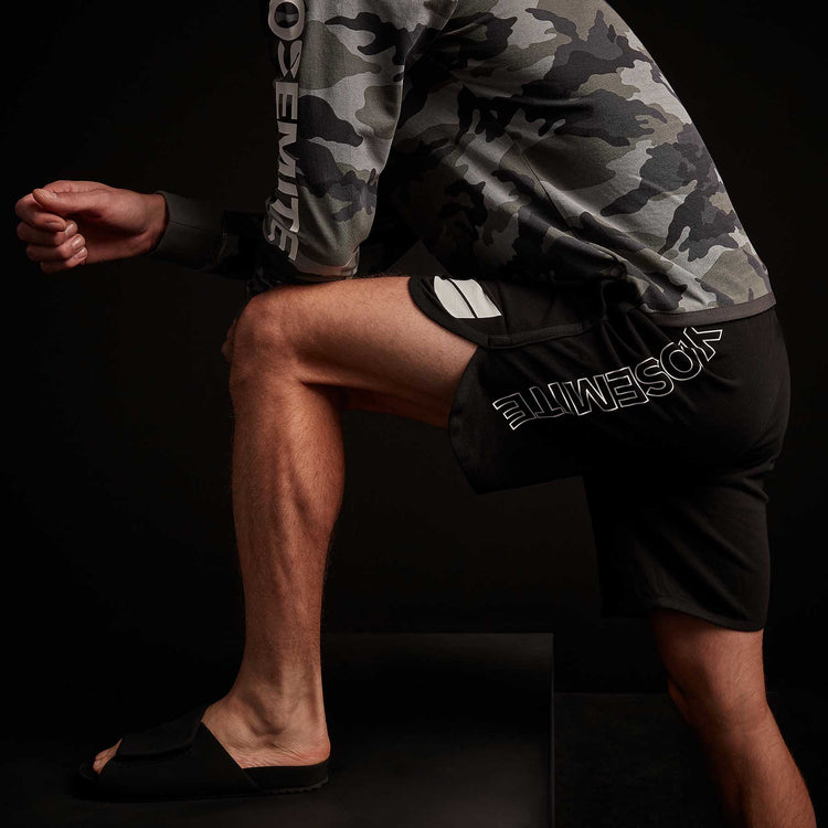 Camo Heavy Jersey Raglan Pullover - Rain Camo | James Perse Los Angeles
