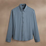 Matte Stretch Poplin Dress Shirt in Cascade | James Perse Los Angeles