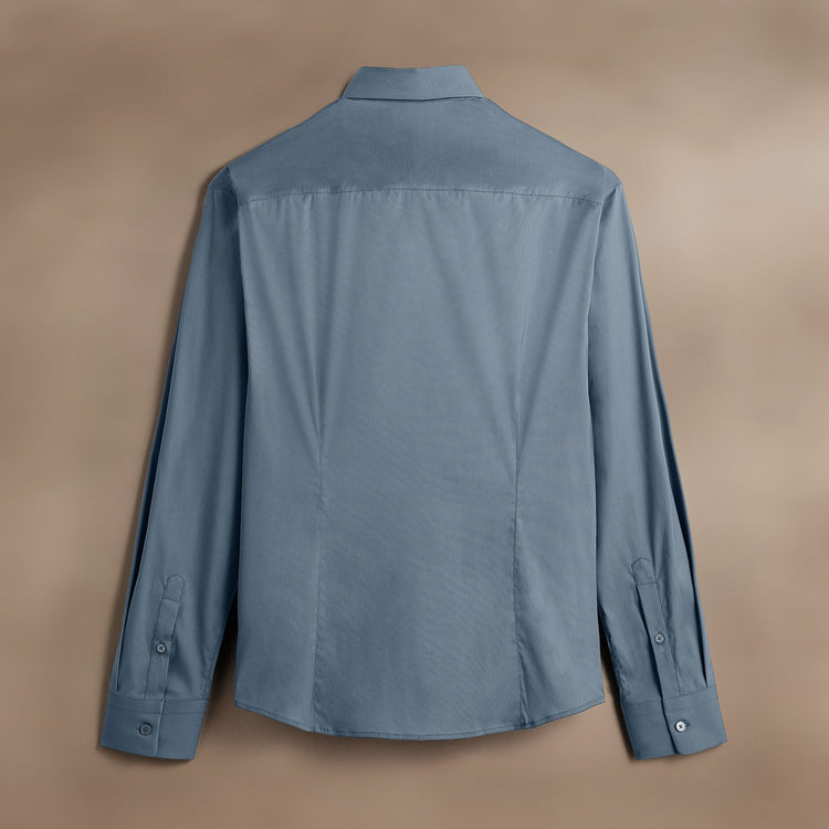 Matte Stretch Poplin Dress Shirt in Cascade | James Perse Los Angeles