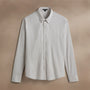 Matte Stretch Poplin Dress Shirt in Light Mist | James Perse Los Angeles