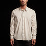 Matte Stretch Poplin Dress Shirt in Sand | James Perse Los Angeles